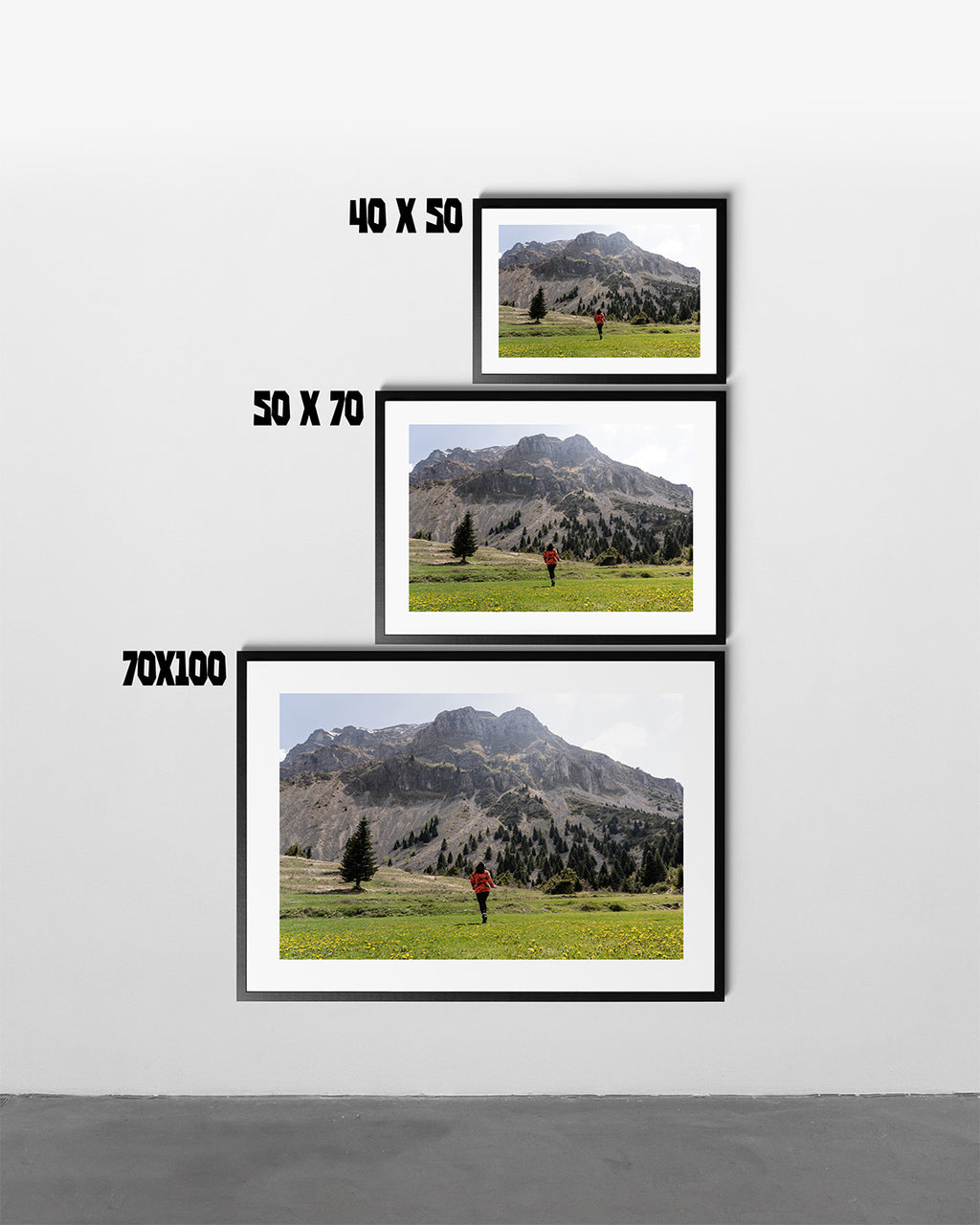 Running in Tzoumerka - Art Print
