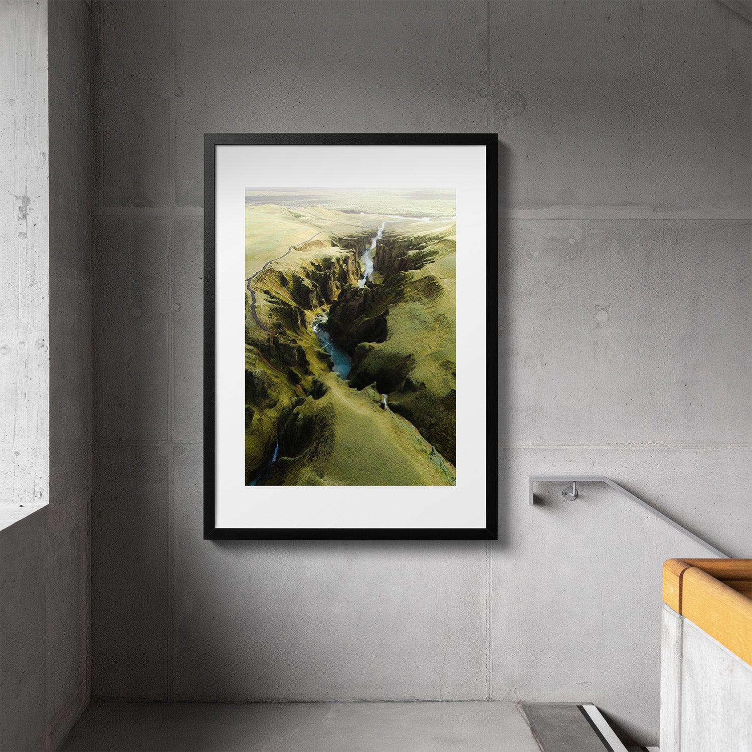 Fjaðrárgljúfur Canyon - Art Print
