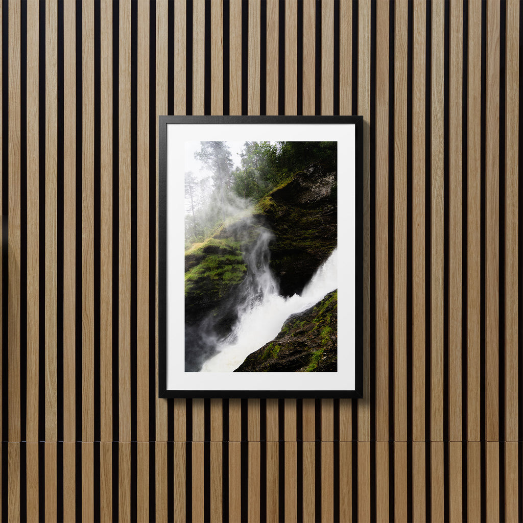 Upwards Waterfall - Art Print