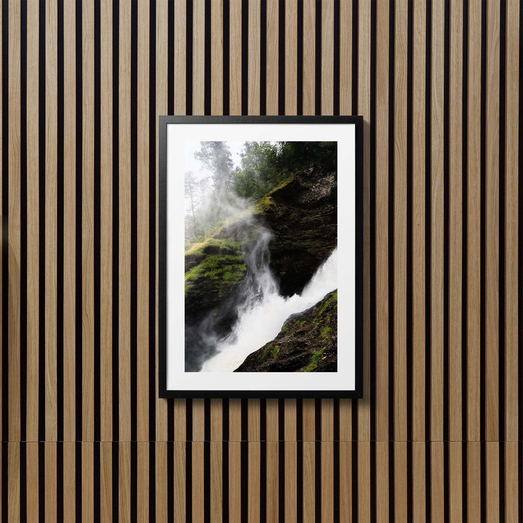 Upwards Waterfall - Art Print