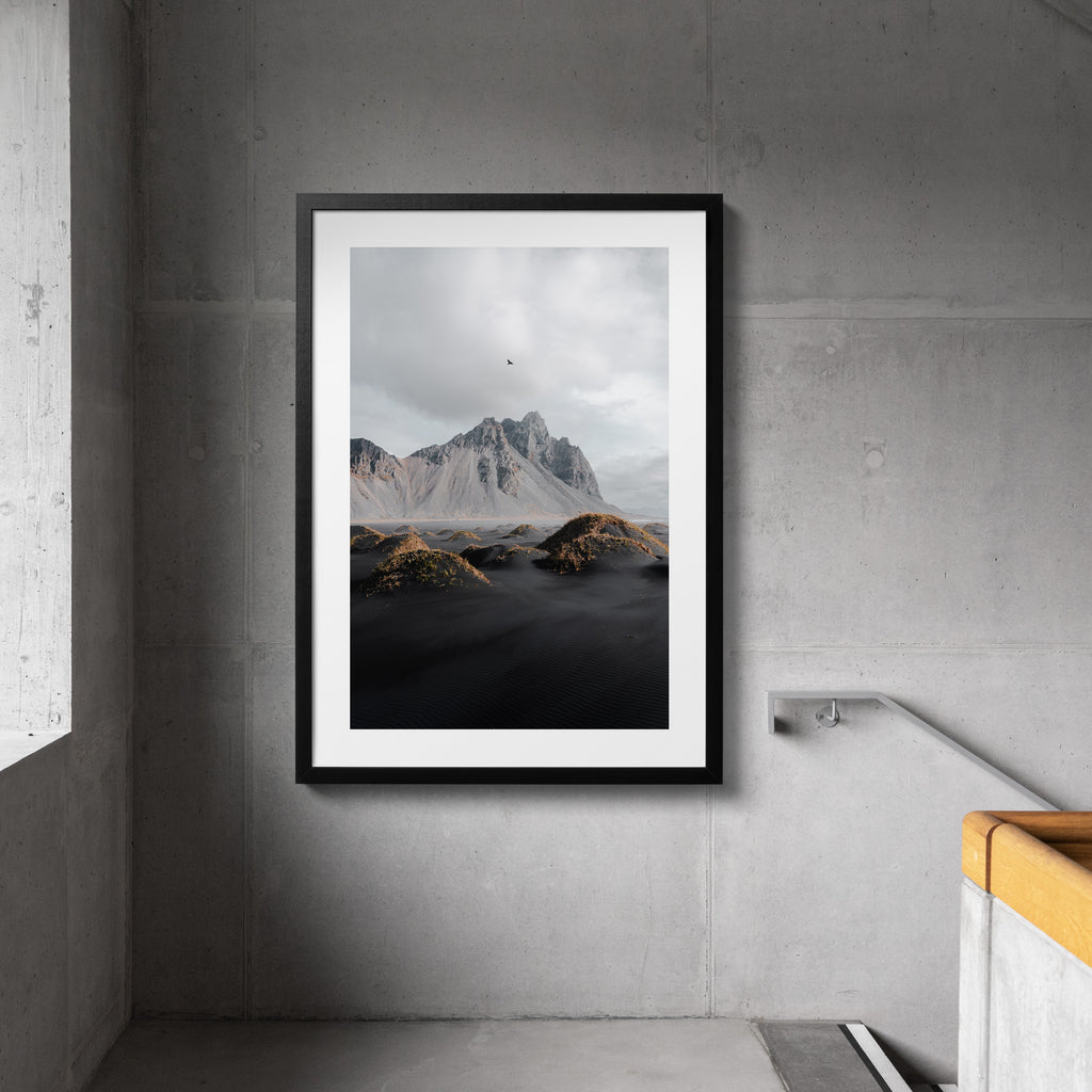 Vestrahorn Crow - Art Print