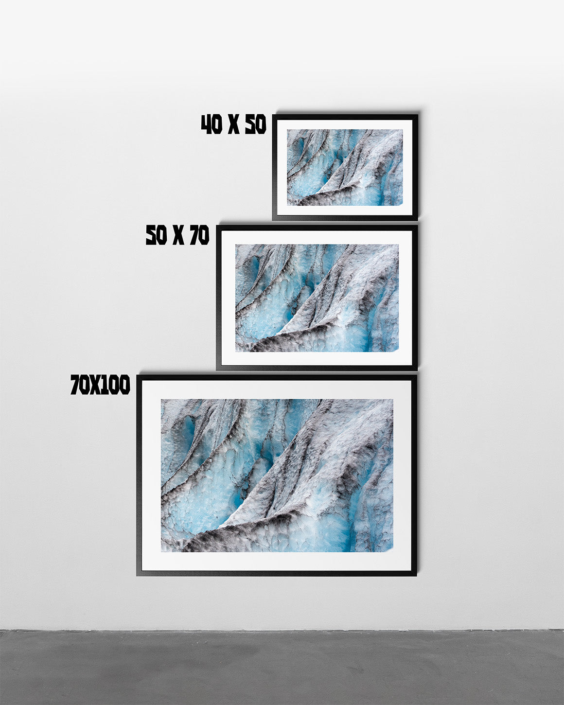 Glacier Abstract 1 - Art Print