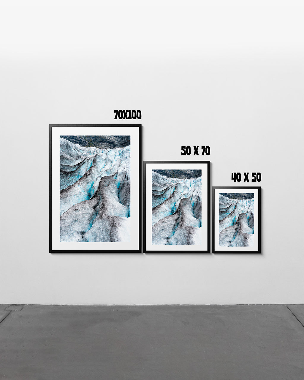 Glacier Abstract 2 - Art Print