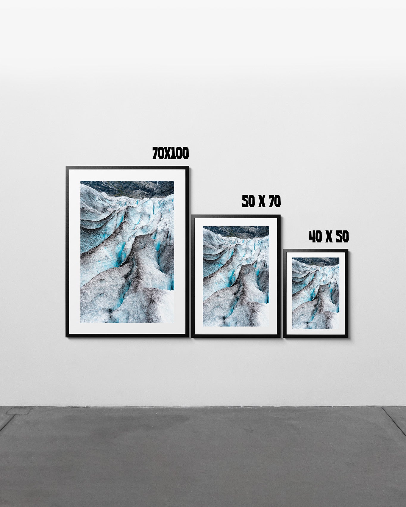 Glacier Abstract 2 - Art Print