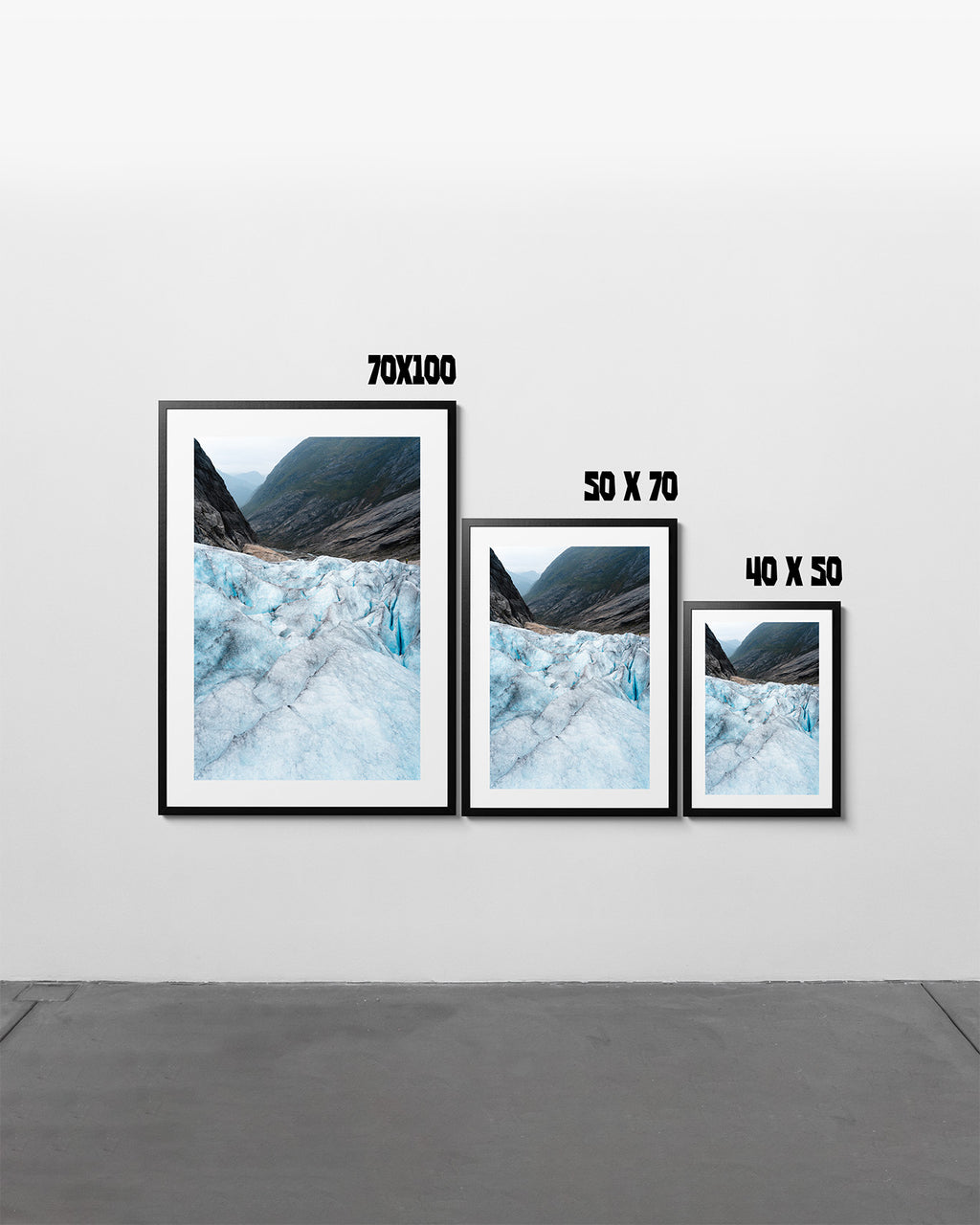 Glacier Abstract 3 - Art Print