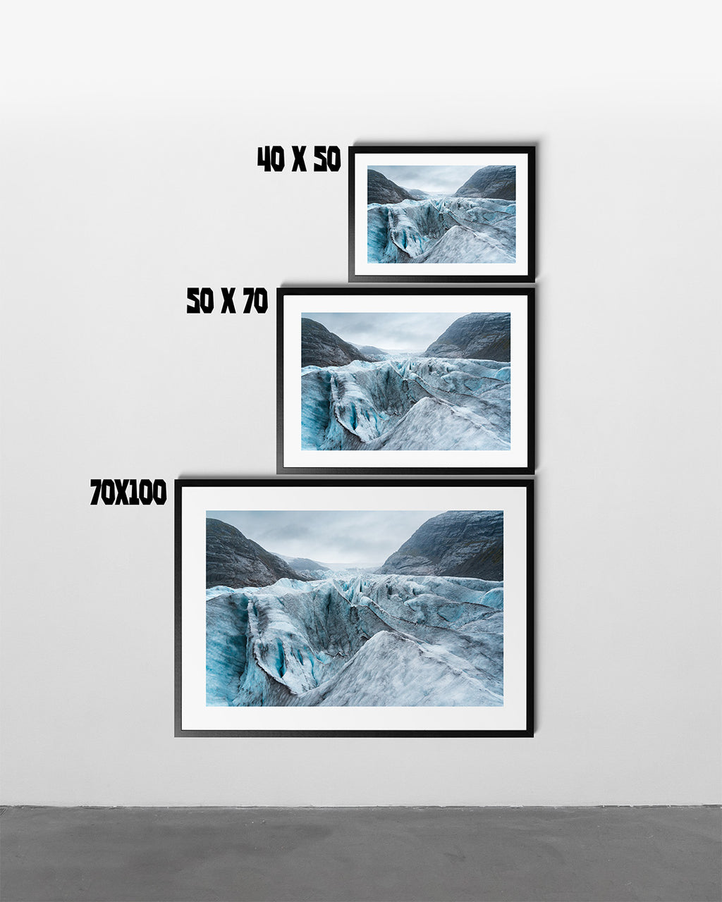 Nigardsbreen Glacier- Art Print