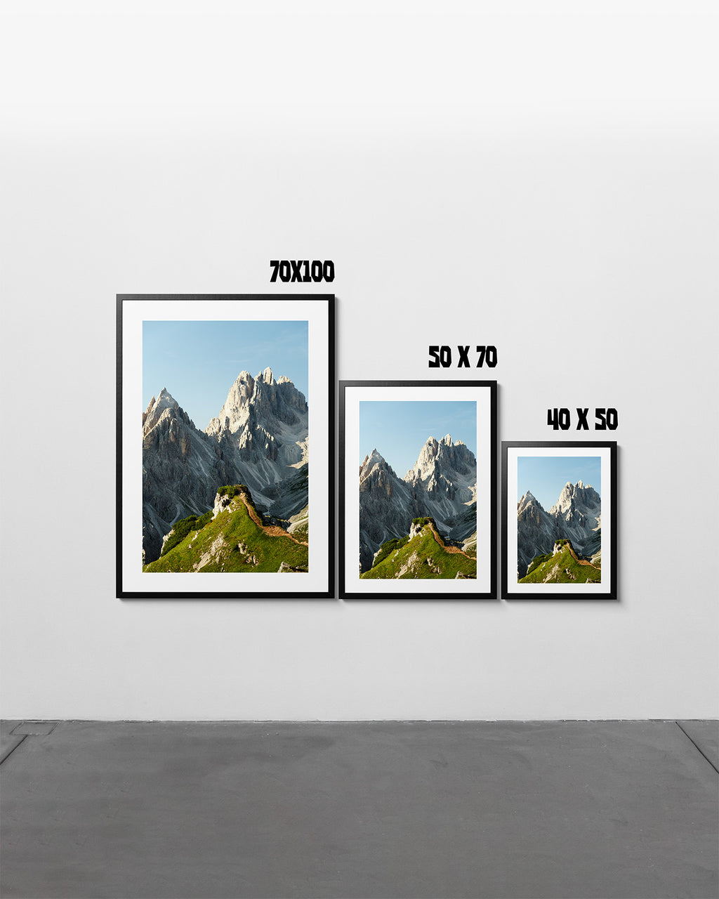 Cadini di misurina - Art Print
