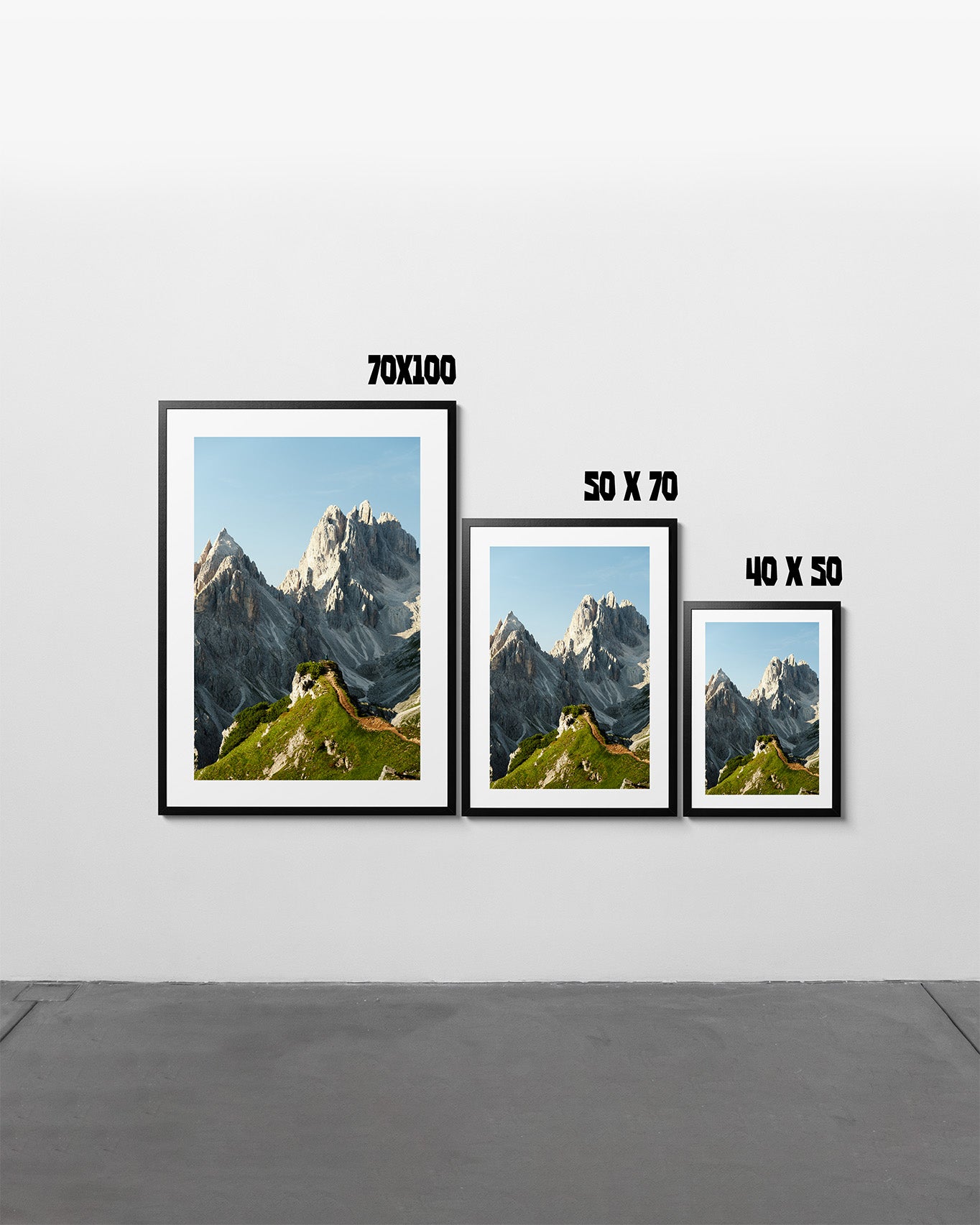 Cadini di misurina - Art Print
