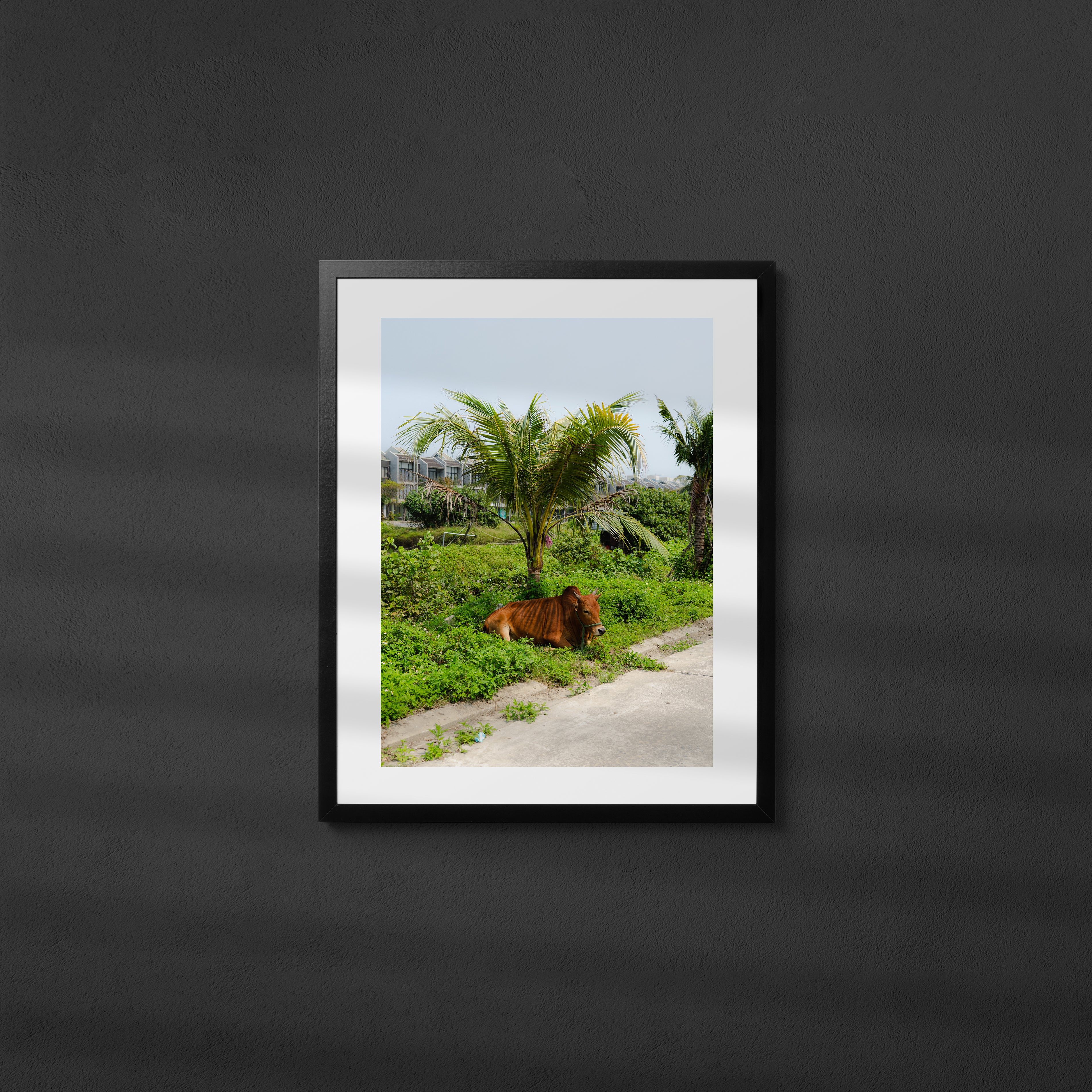 Palm Tree Moo - Art Print