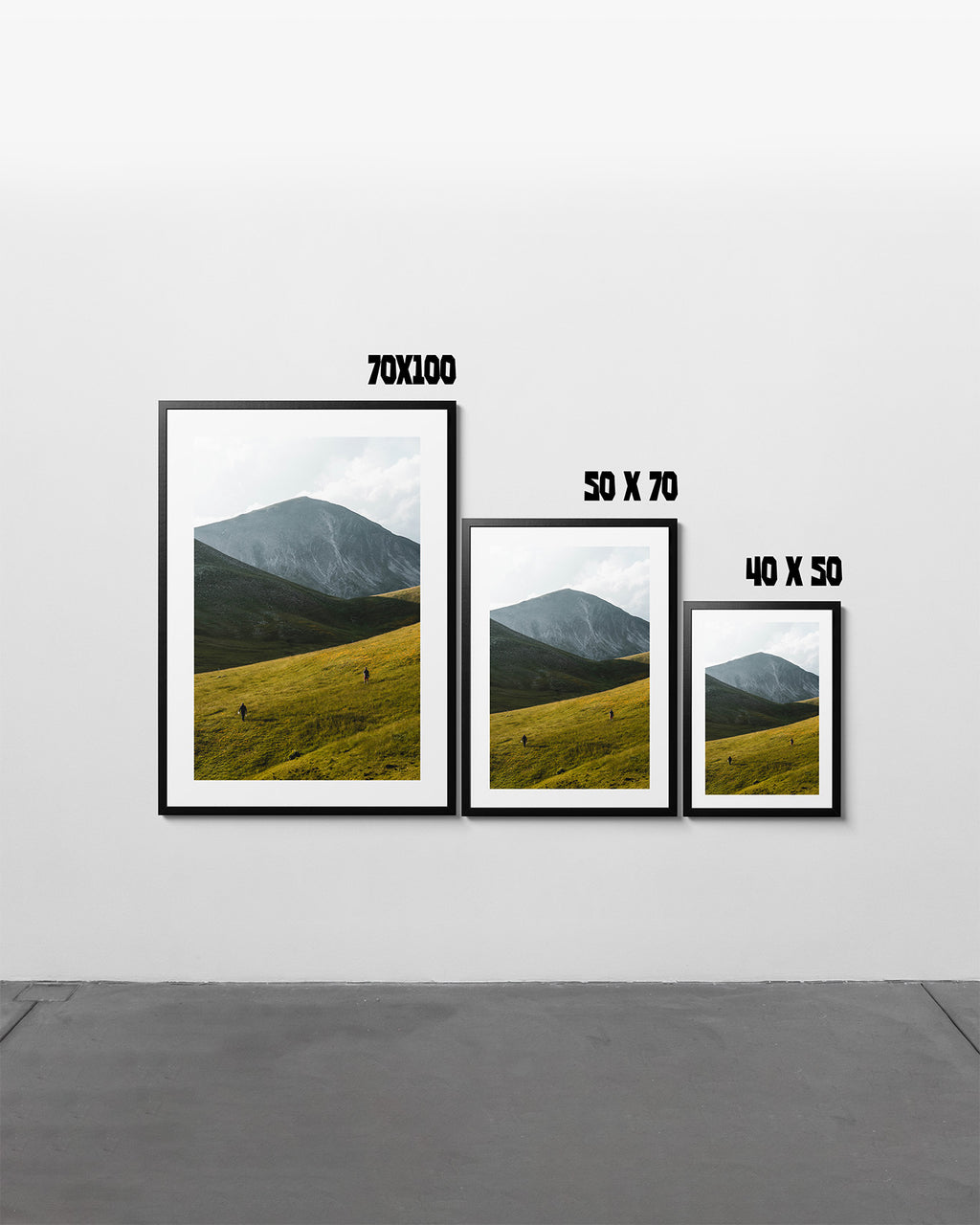 Lakmos Slopes - art Print