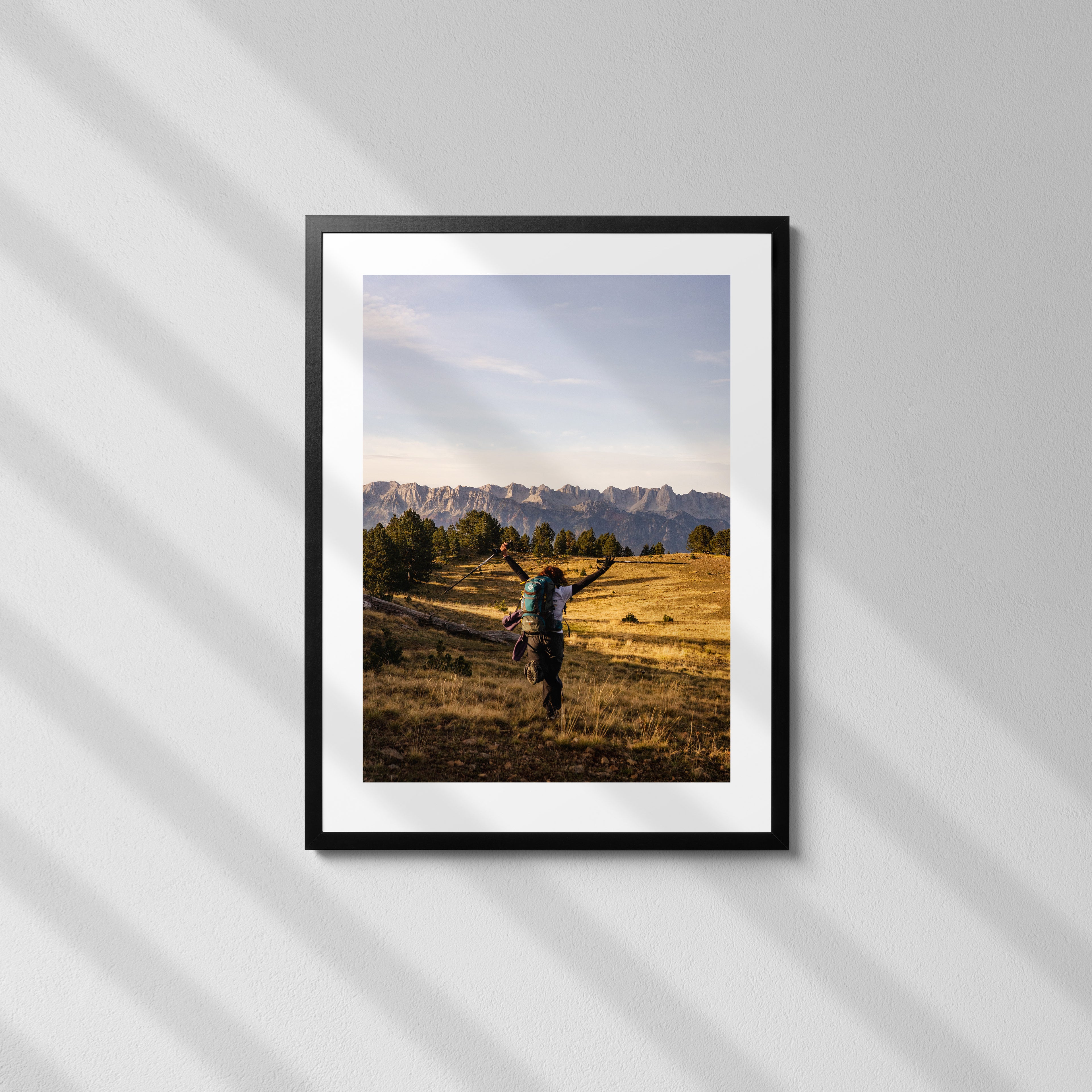 Running on Smolikas - Art Print