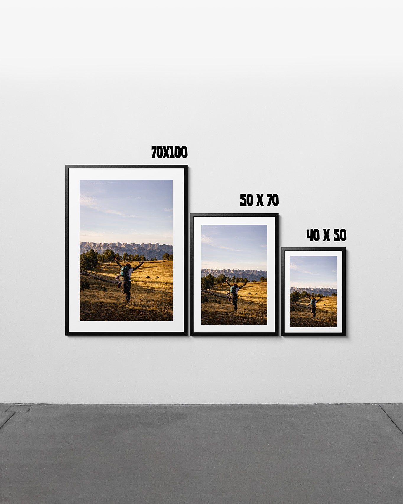 Running on Smolikas - Art Print