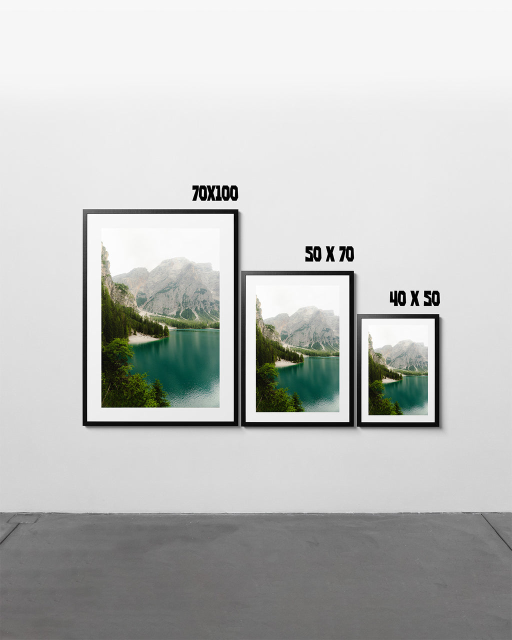 Lago Di Braies - Art Print