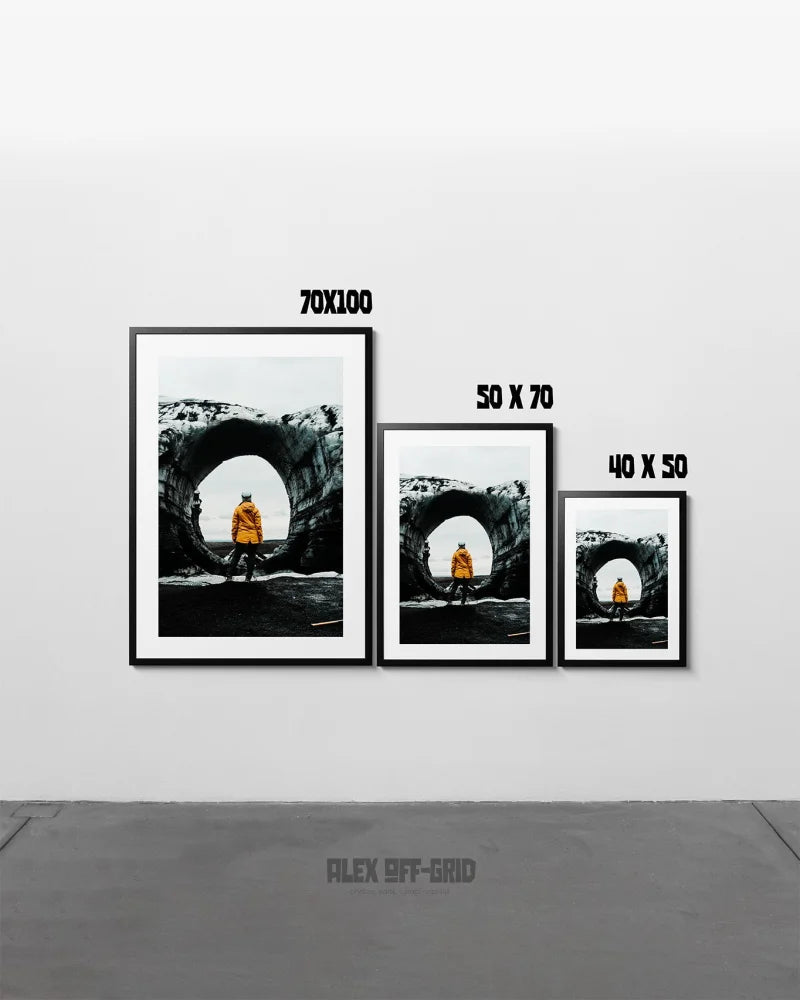 Katla Ice cave - Art Print