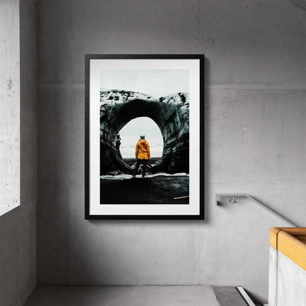 Katla Ice cave - Art Print